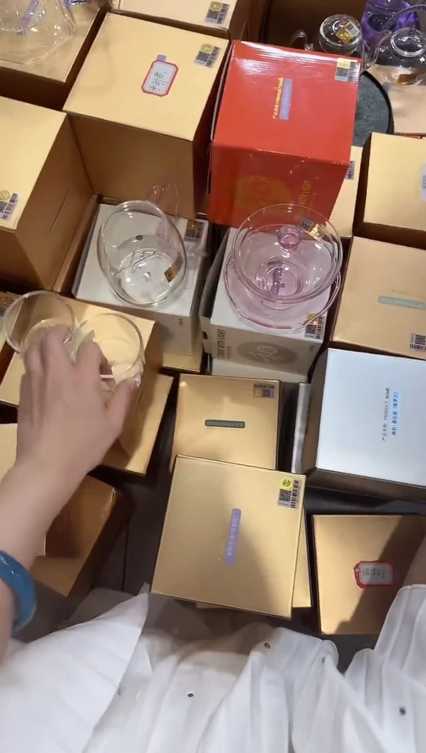 @@禾器澄然粉色+荷叶盖碗粉色+清禾杯粉色两只