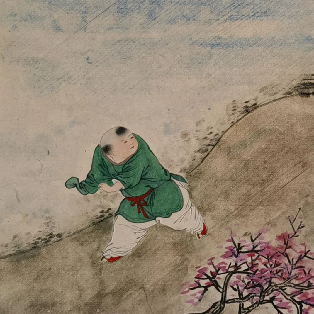 【辽拍】V240112-2-124《人物》(0.3平尺)纸本镜片