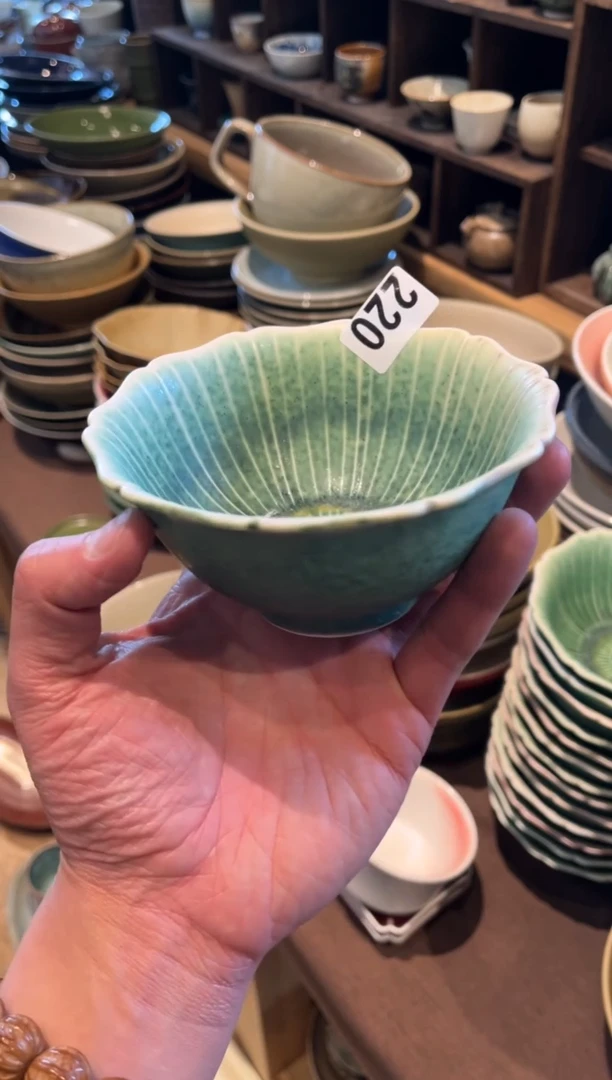 【闪购商品】瓷片220 美人醉莲蓬小碗1个