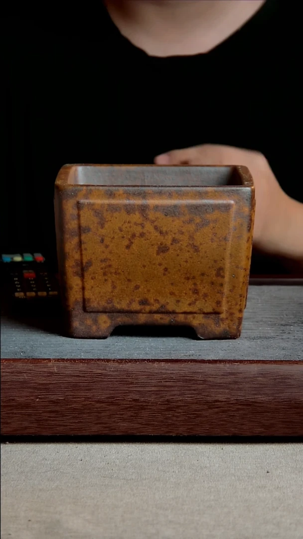 紫砂花盆13*10内径紫砂花盆