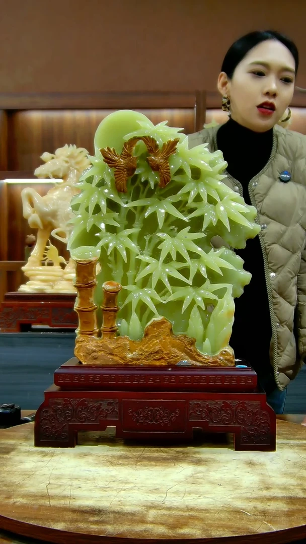 石材巍**仑苗精品摆件家居摆件
