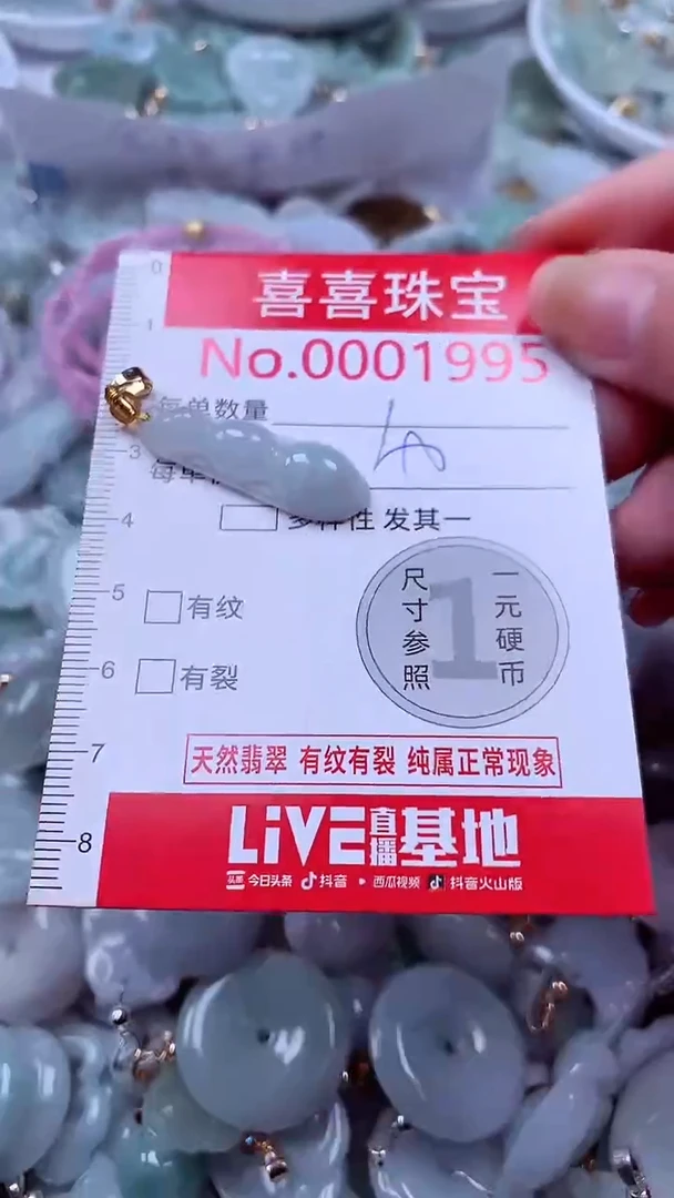 吊坠(不含链)未镶嵌翡翠1995