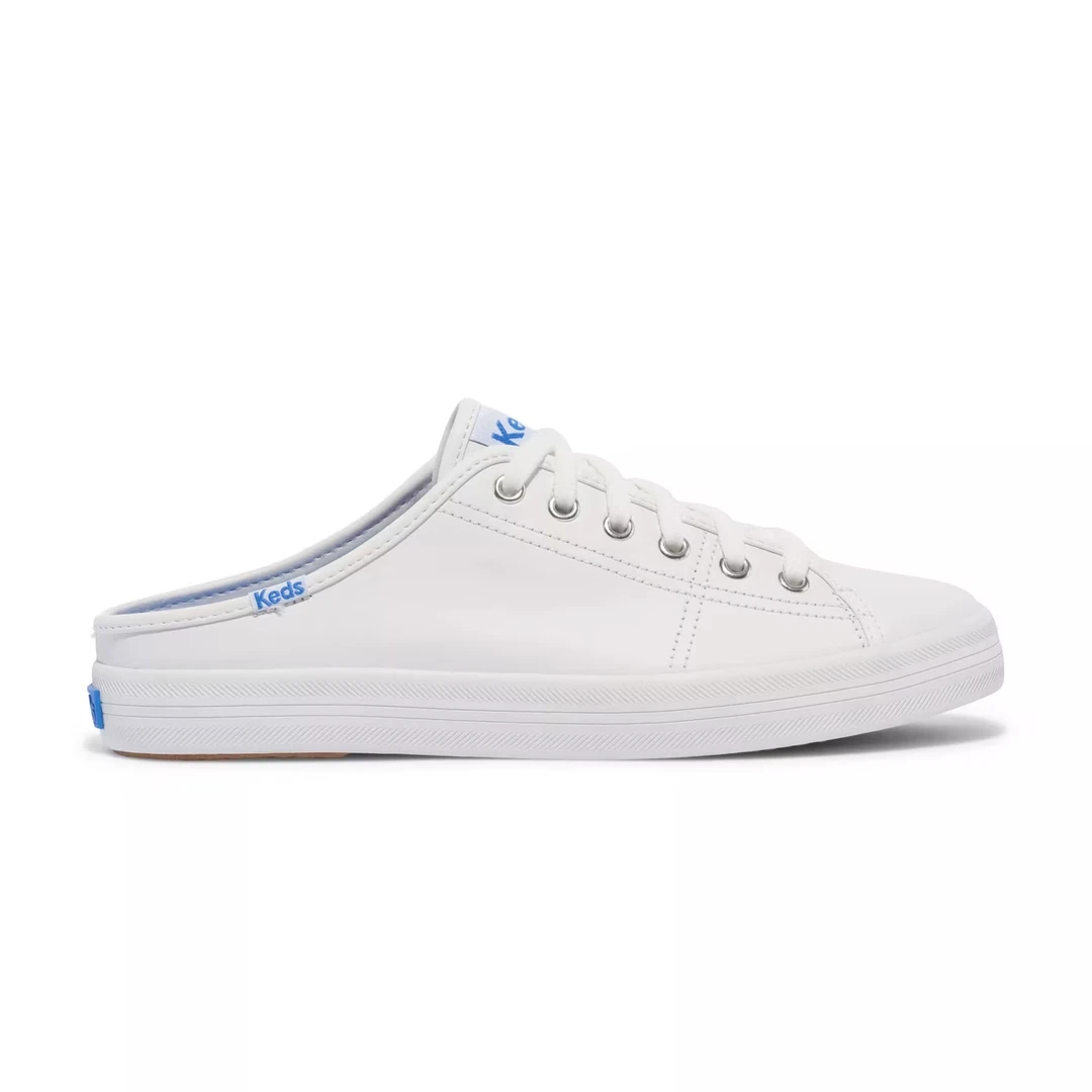 KEDS 全新全皮帆布拖鞋低帮圆头女鞋休闲拖鞋休闲鞋浅口软底夏季