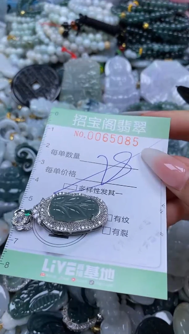 【闪购商品】翡翠颈饰未镶嵌闪购0065085多样性发其一