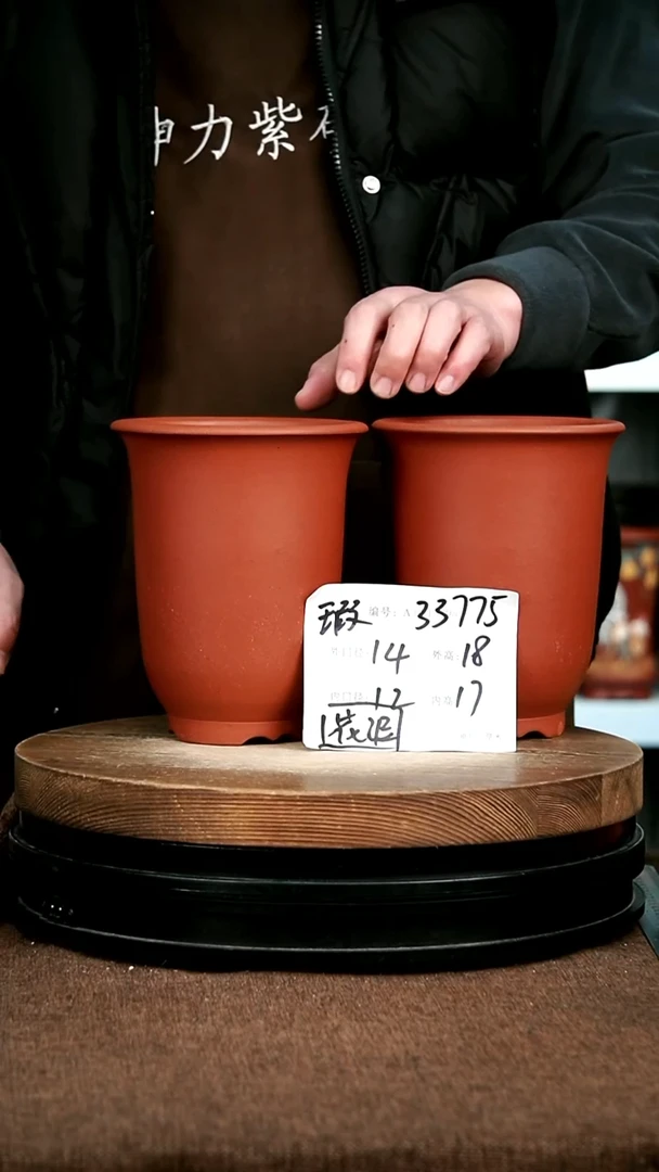 紫砂花盆花卉园艺微瑕33775
