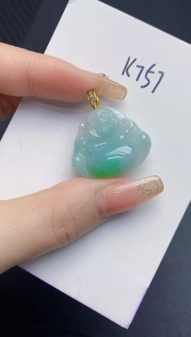 颈饰未镶嵌翡翠缅甸天然翡翠A货