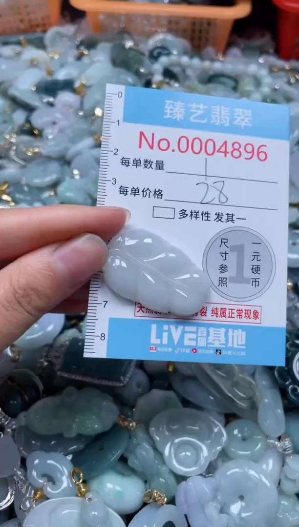 颈饰未镶嵌翡翠4896