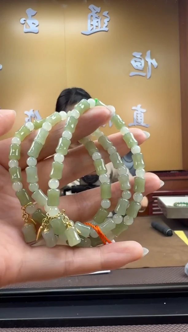 颈饰未镶嵌和田玉手串（多样性发一）
