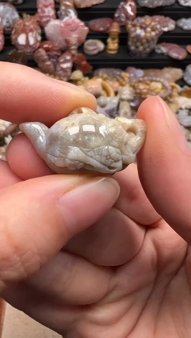 【闪购商品】硅化珊瑚（珊瑚玉）颈饰未镶嵌418