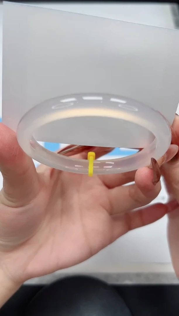 【闪购商品】玛瑙/玉髓手镯未镶嵌306/极光紫59