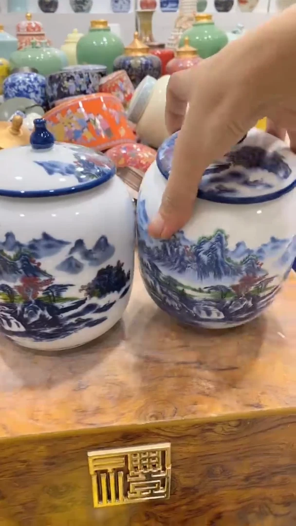 摆件茶叶罐密封罐储存罐