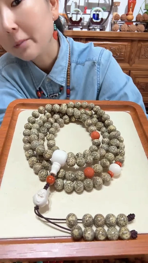 手串星月菩提精品石玉料长串