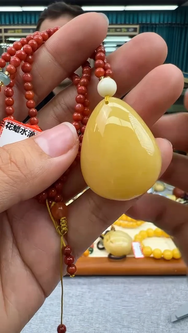 未镶嵌颈饰琥珀67秒拍号 假一罚三