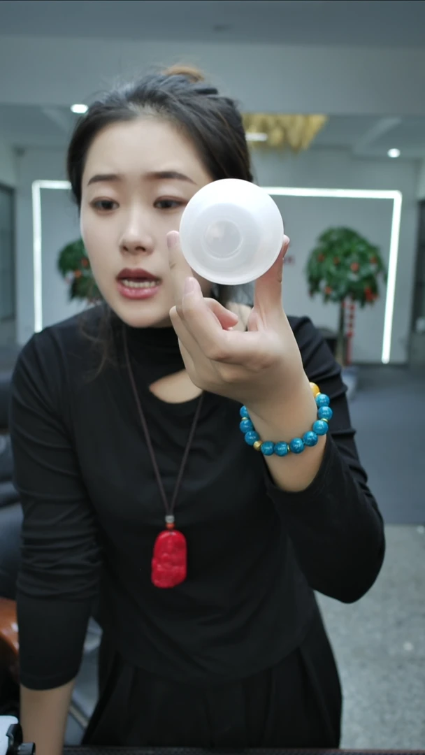 未镶嵌蛇纹石玉杯子白茶杯多样性发货