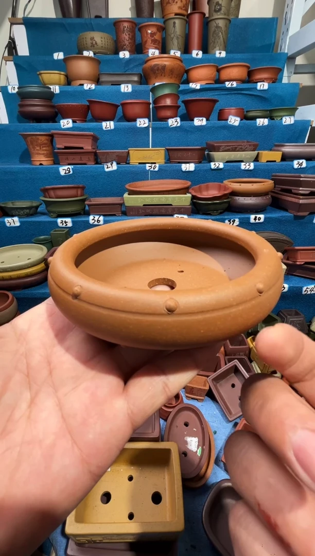 【闪购商品】紫砂花盆10*3