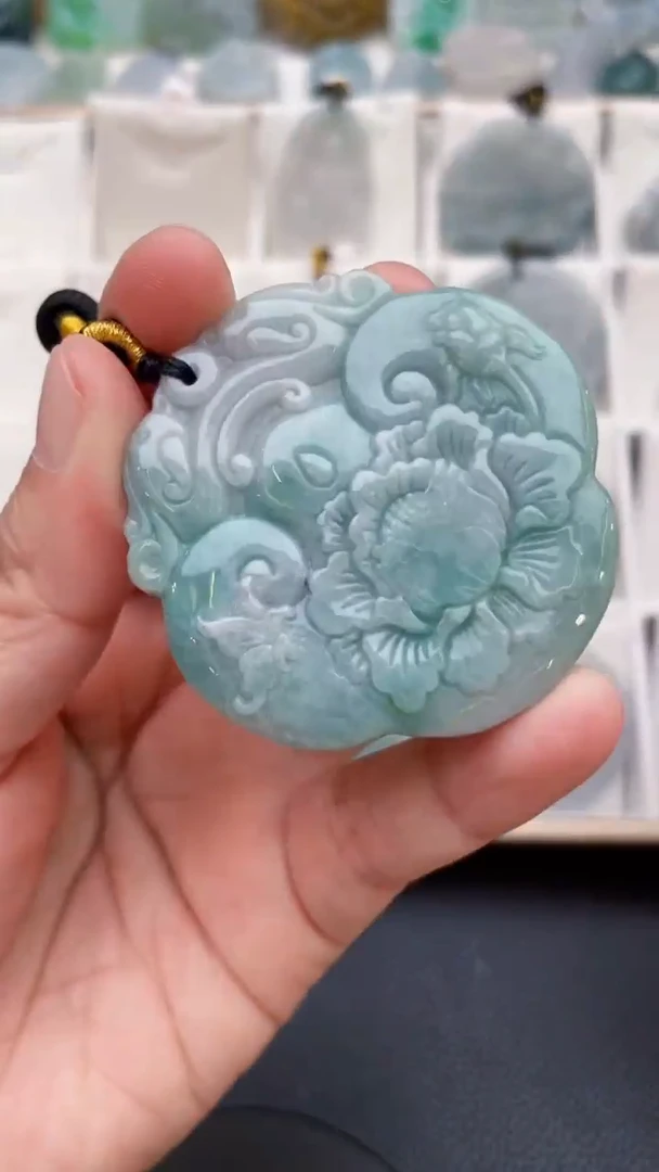 颈饰未镶嵌翡翠天然缅甸翡翠A货198