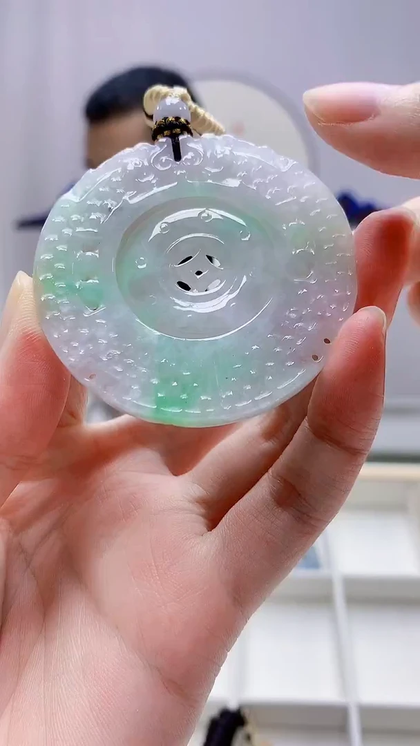 未镶嵌定制翡翠4898zm-毛货挂件52