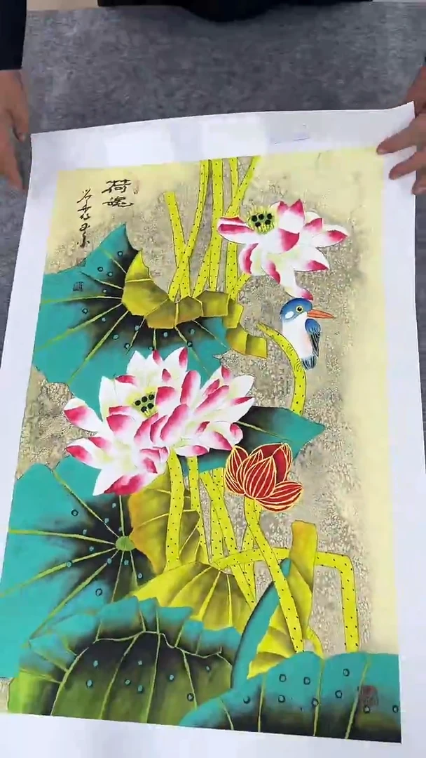 国画刘用华-2.7平尺-花鸟