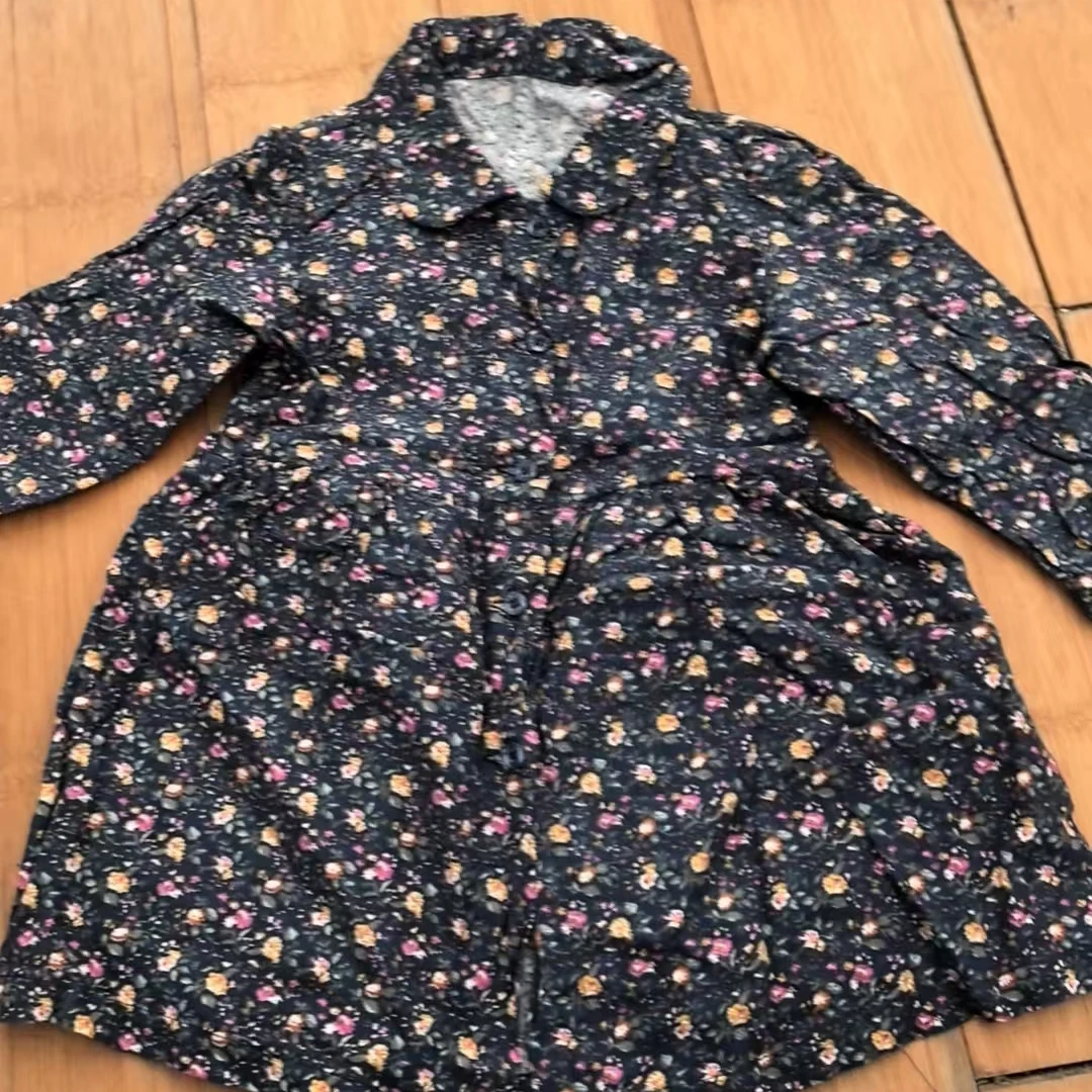 手工制作儿童棉衣，粗布，棉