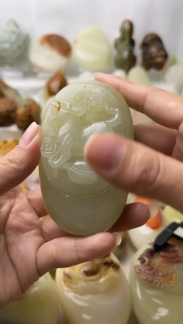 石材古青石棉纹正常不退换狗