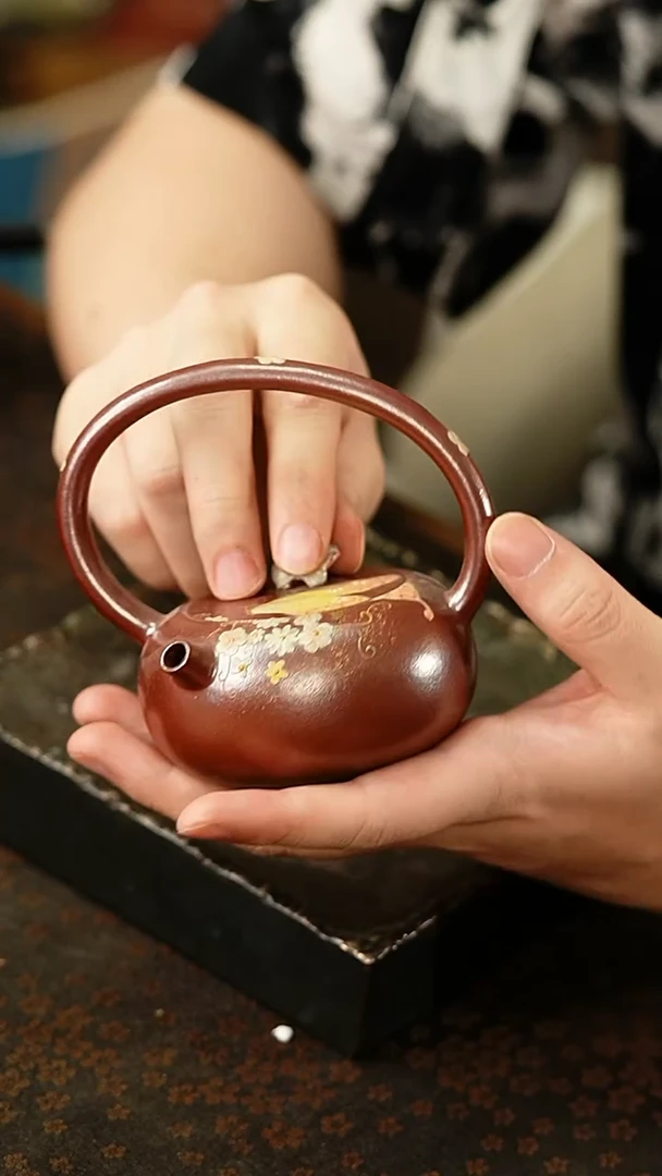 茶杯紫砂22号 包银 紫砂柴烧
