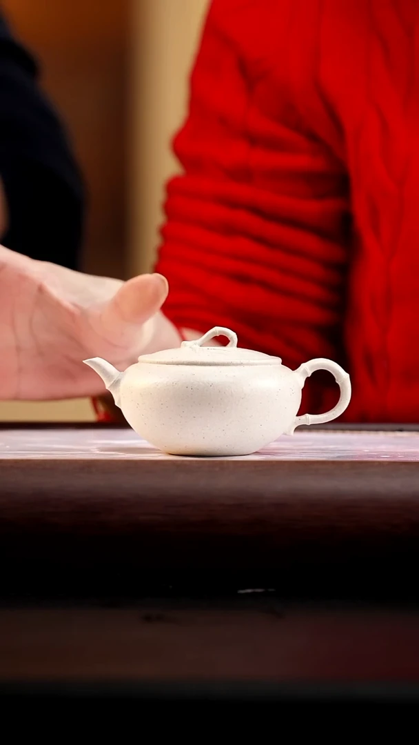 茶壶紫砂定窑白竹节钵盂
