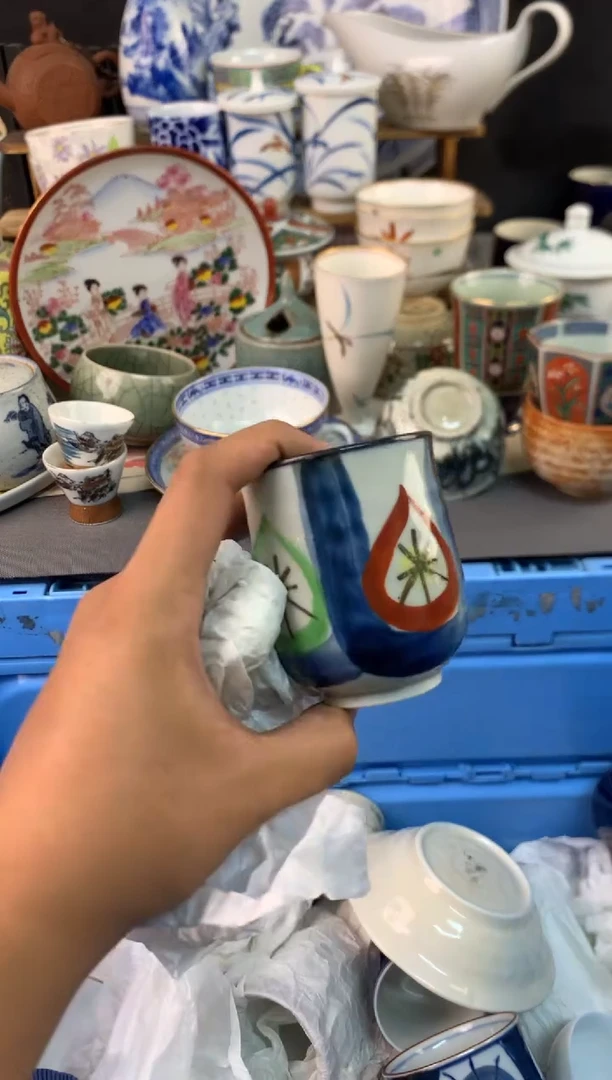瓷片茶盏陶瓷陶片
