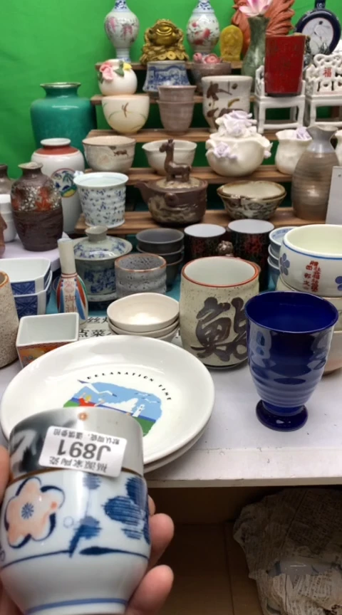 【闪购商品】盖碗海外回流瓷器