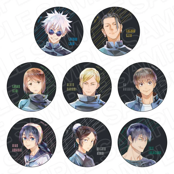 （拍1拆2）咒术回战怀玉玉折水彩吧唧徽章