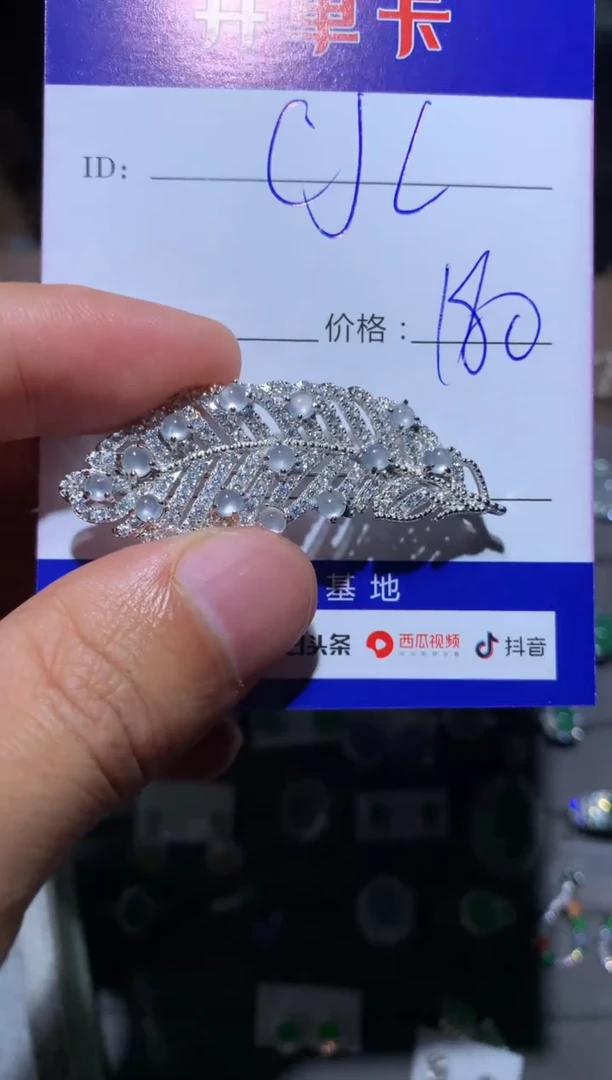 【闪购商品】翡翠颈饰银S925镶嵌向 CJL、