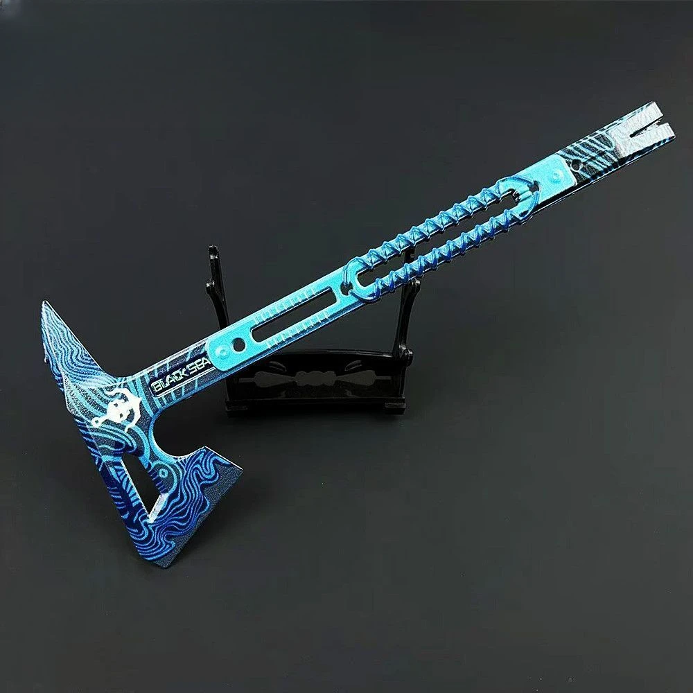 三角洲黑海手斧周边同款武器模型合金摆件黑海战斧斧头玩具礼物