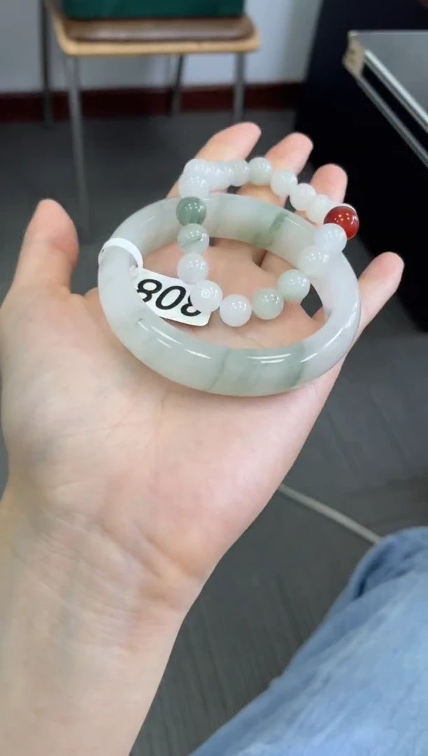 未镶嵌手镯石英质玉808