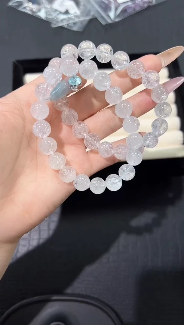 水晶手串未镶嵌43q多样性发其一【1条】默认微瑕