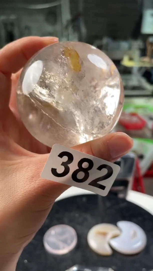 未镶嵌水晶大型摆件（非配饰）白水晶球382