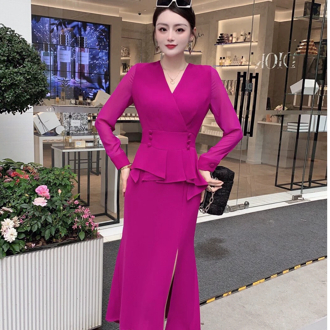 【露露单件】孤品南油时尚百搭气质连衣裙【B01-B05】