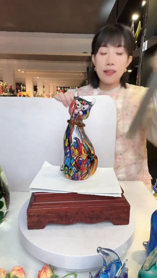 【闪购商品】茶盏琉璃摆件家居摆件