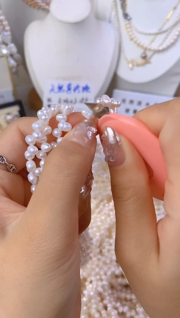 淡水珍珠未镶嵌颈饰Y53