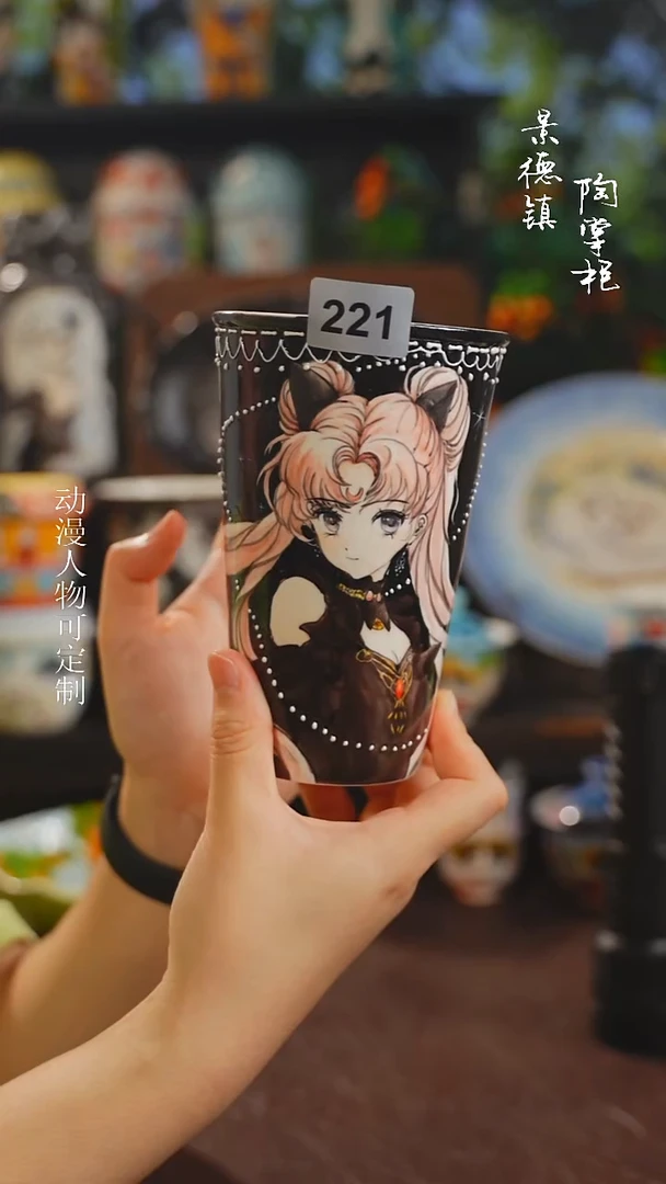 景德镇高温釉下彩纯手工手绘221