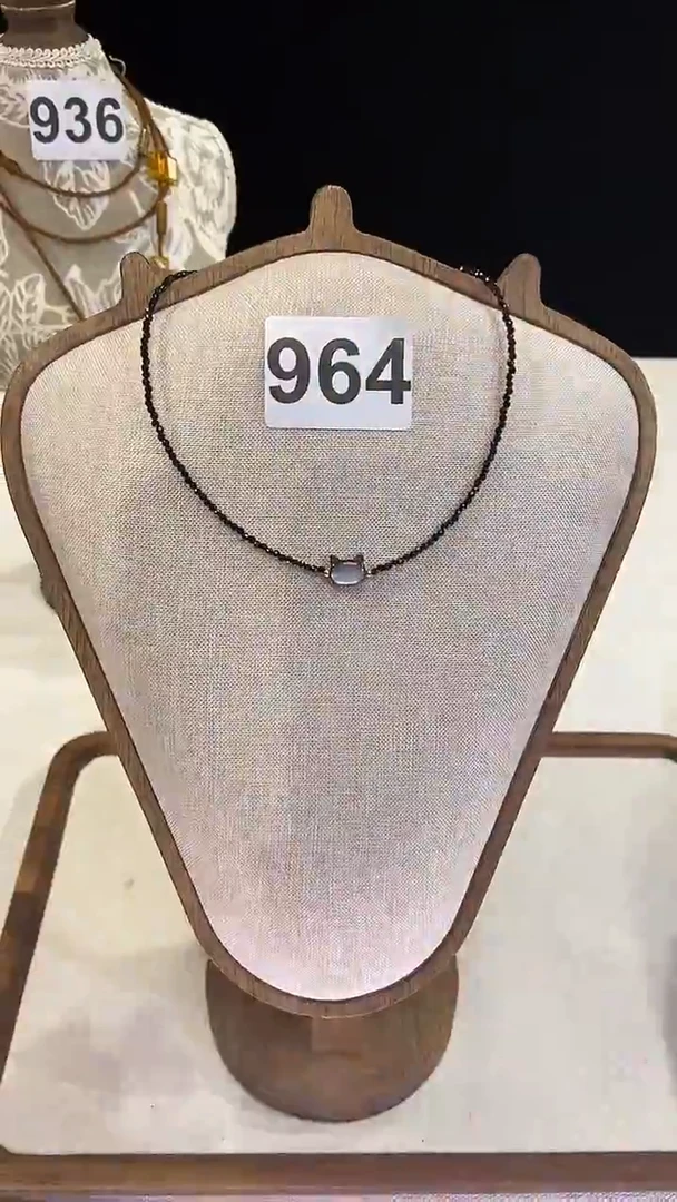 项链钛钢淡水珍珠964