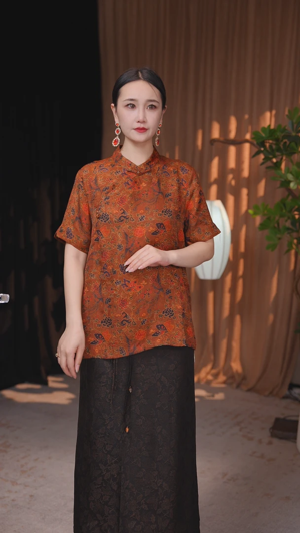 6871新款国风气质网红时尚上衣