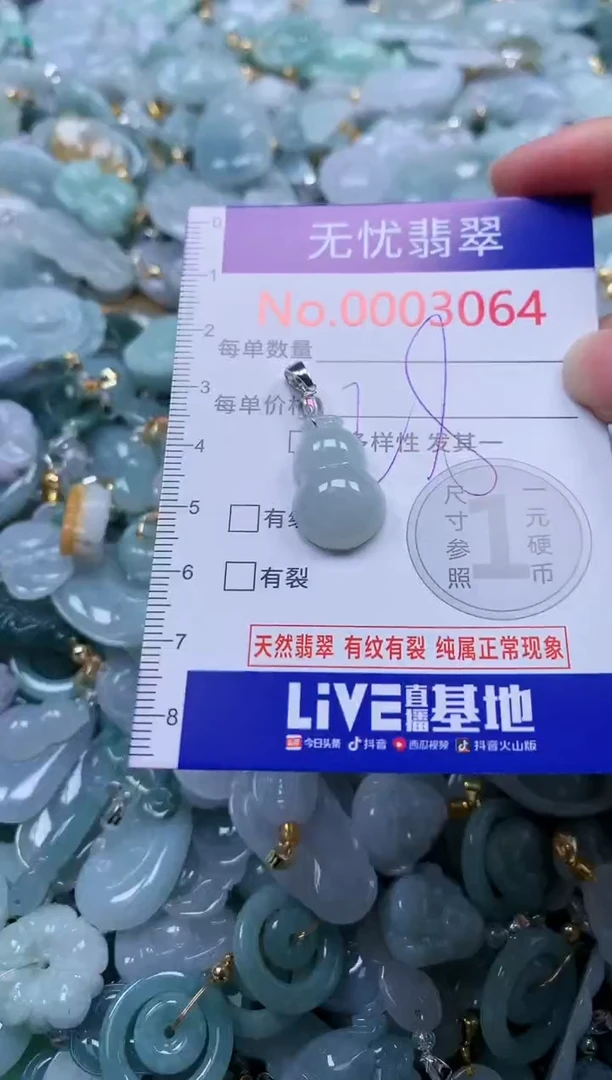 颈饰未镶嵌翡翠3064