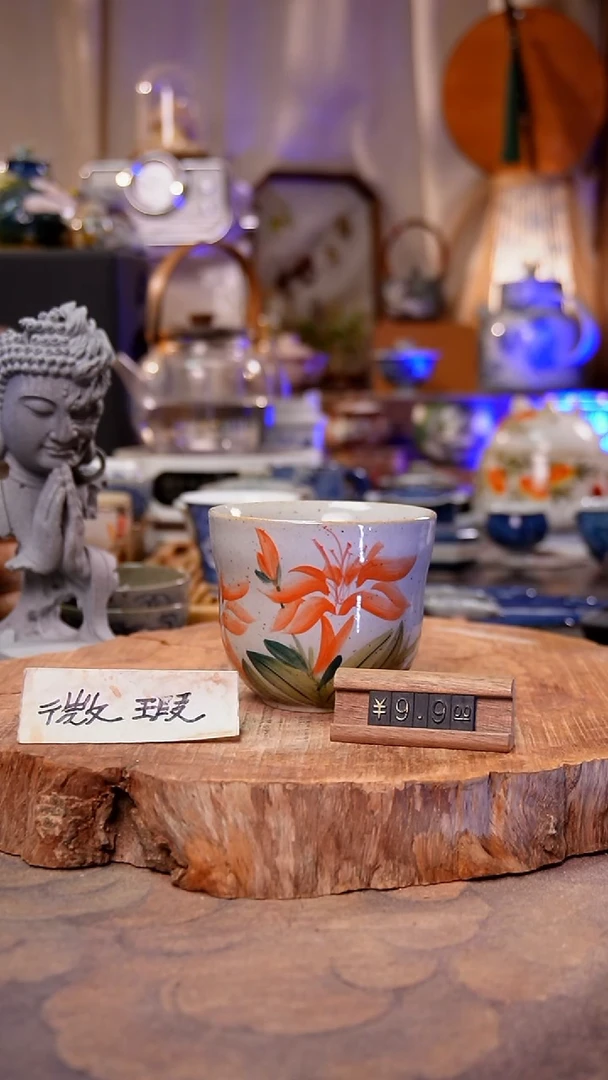 摆件虞美人手工手绘手工手绘