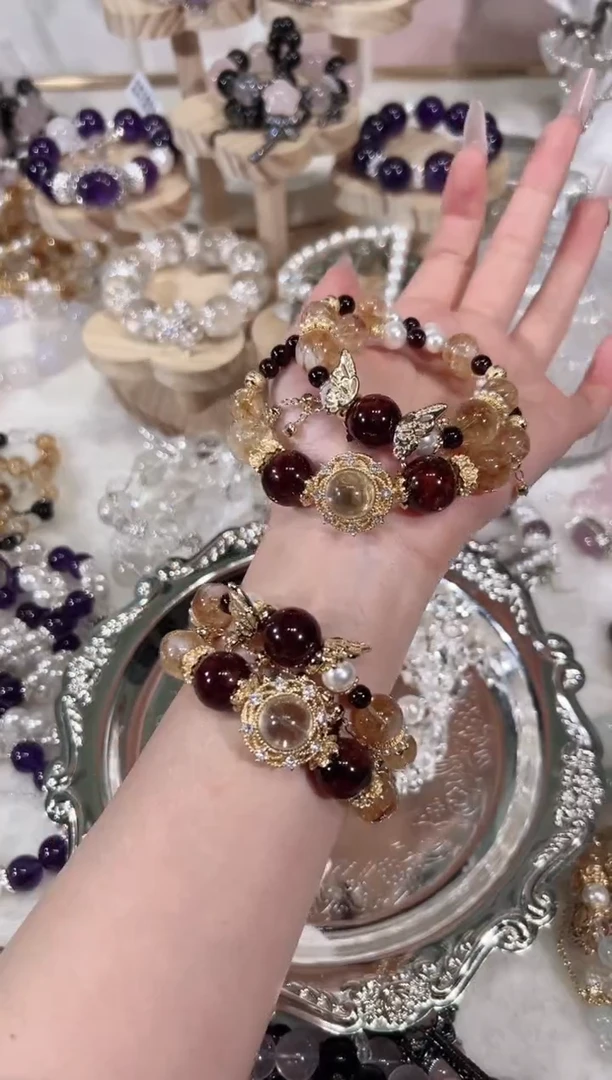 【闪购商品】水晶手链未镶嵌天然水晶默认微瑕 多样性发货发其一