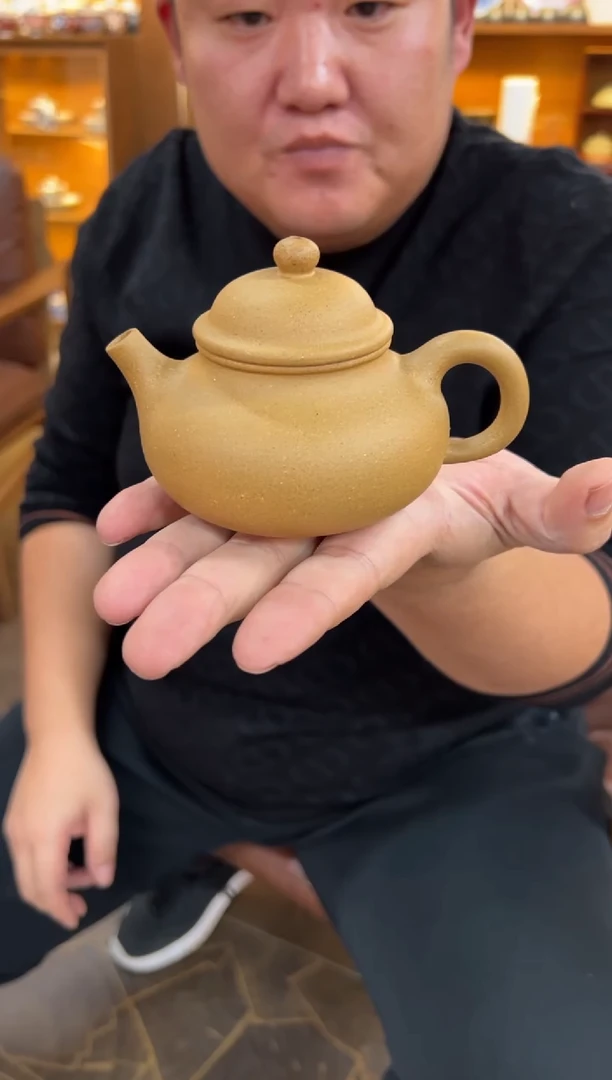 【闪购商品】紫砂茶壶【头哥手工壶】容天黄金段