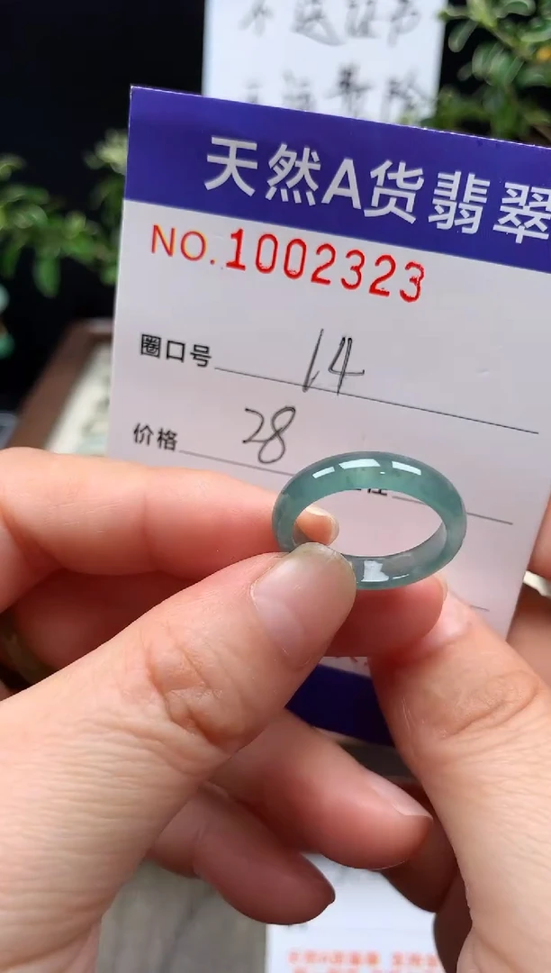 未镶嵌戒指翡翠14#