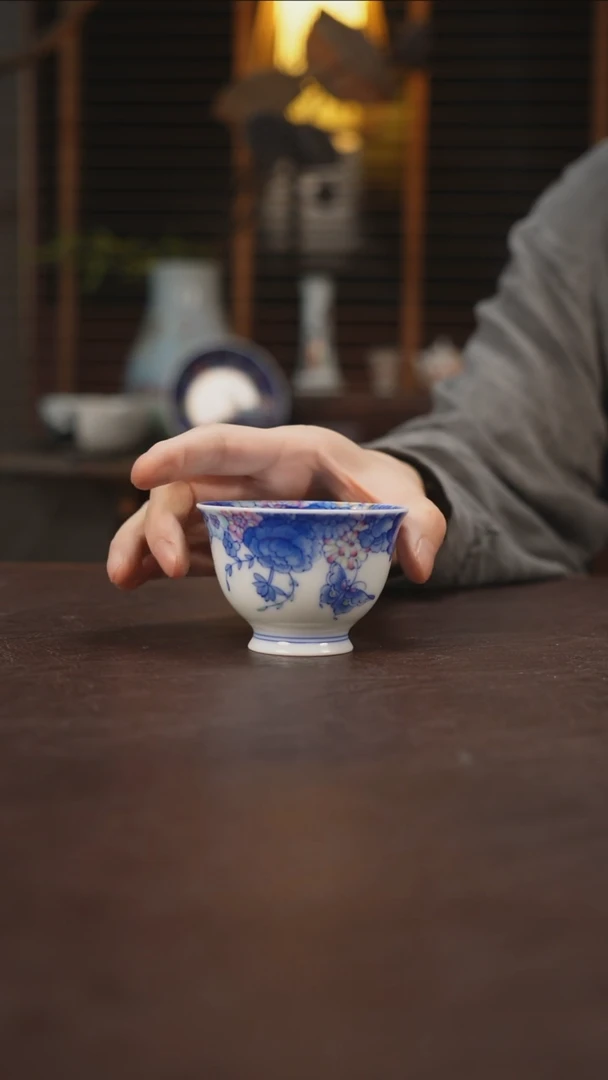 杯景德镇陶瓷杯碗柴烧多人S103