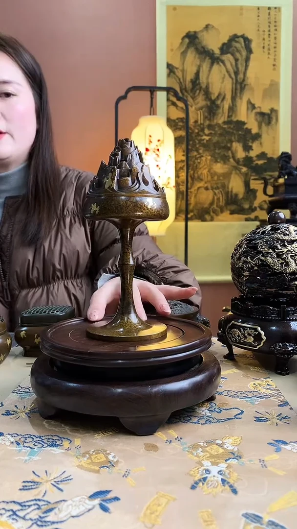 仿古苏工点金博山炉