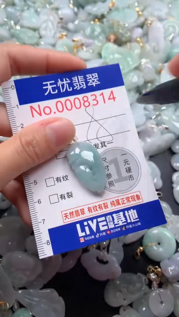 颈饰未镶嵌翡翠8314