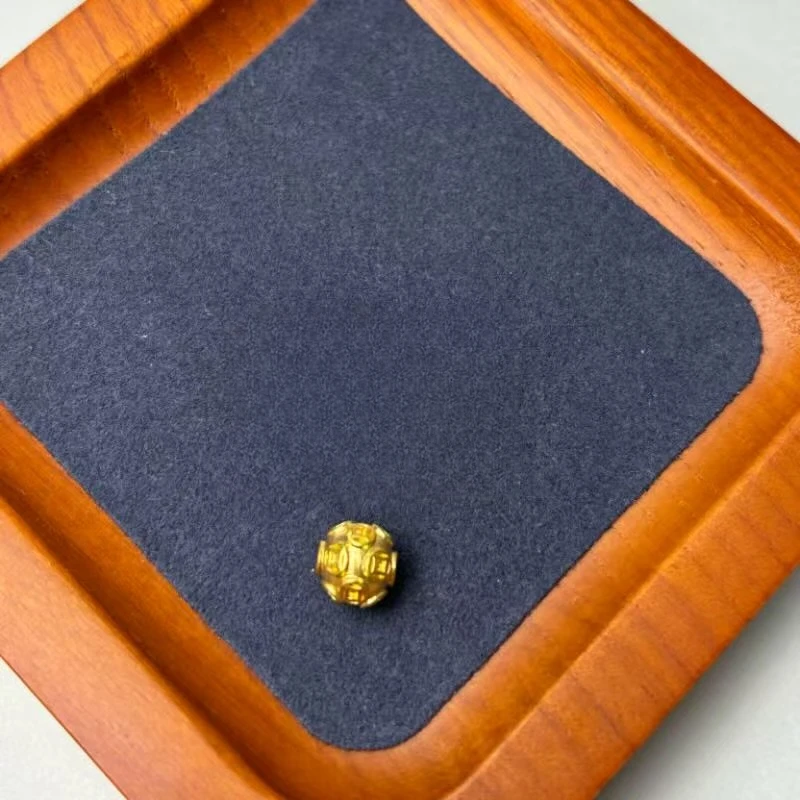 足金999卡8钱币转运珠WH1217