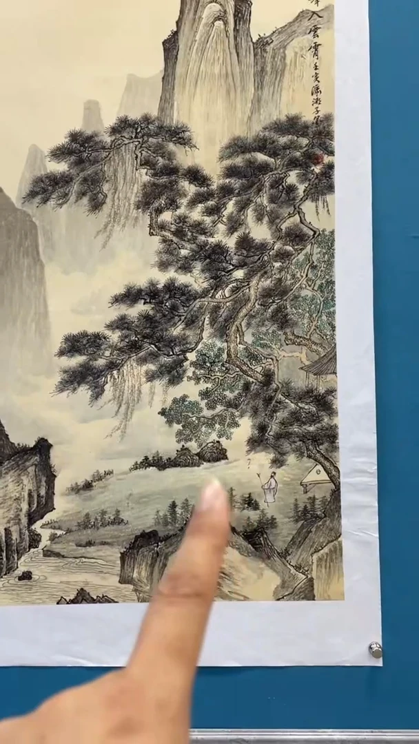 国画闪电购邓志标绘画15